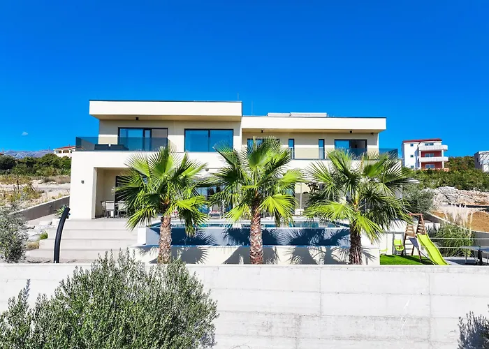 Villa Luxury Nuova With Heated Pool Maslenica